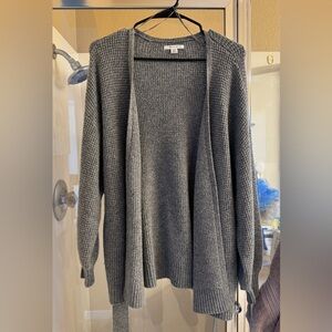 AE open cardigan with belt